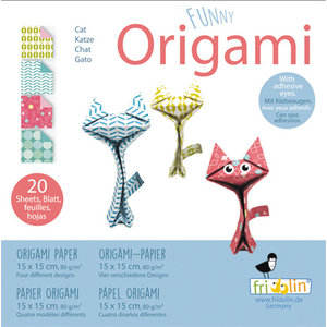 Cat Kids Origami Kit Fridolin New