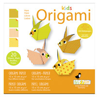 Kids Origami Konijn (incl. stickers)