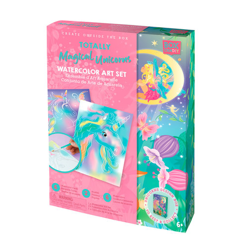 Box CanDIY Knutselset aquarel schilderen - Totally Magical Unicorn Box CanDIY Knutselset aquarel schilderen - Totally Magical Unicorn