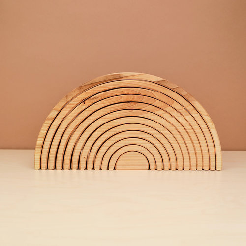 Oyuncak House Houten regenboog naturel (12-delig) Oyuncak House Houten regenboog naturel (12-delig)
