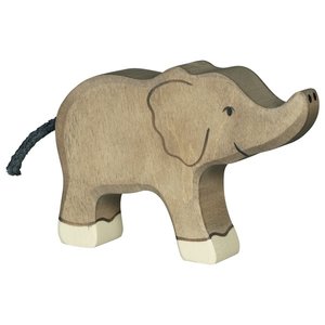 Holztiger Holztiger - olifant, klein, slurf hoog