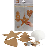 Creative kit - Faux Leather kerstdecoraties