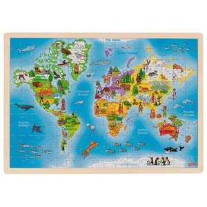 Goki Legpuzzel XL - Wereld