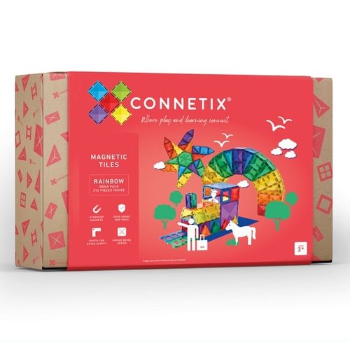 Connetix Rainbow Mega Pack - 212 delig