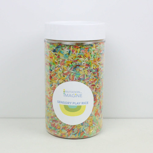 Dutch Dough Rainbow Sensory Rice