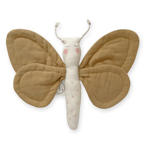 SAGA Copenhagen Sensorische Knuffel - Butterfly - Honey