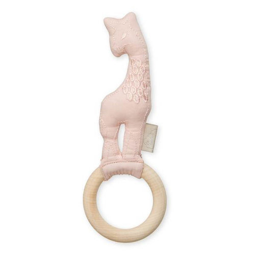 Cam Cam Copenhagen Rammelaar - Giraffe - Blossom pink Cam Cam Copenhagen Rammelaar - Giraffe - Blossom pink