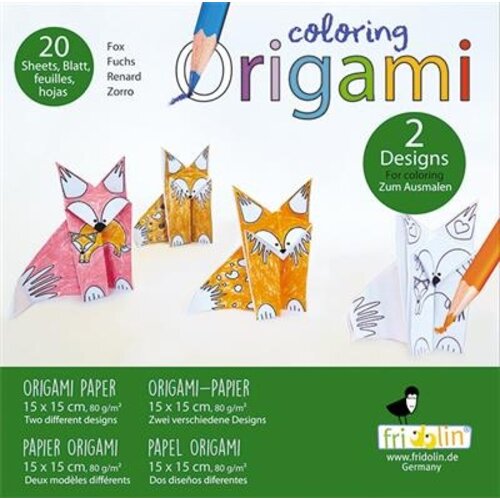 Fridolin Coloring Origami Vos