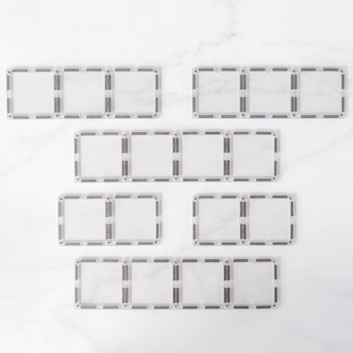 Connetix Clear Rectangle Pack - 12 delig