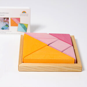 Grimm's Tangram roze/oranje