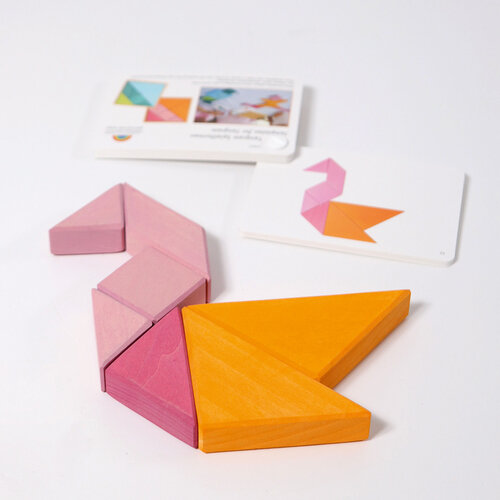 Grimm's Tangram roze/oranje