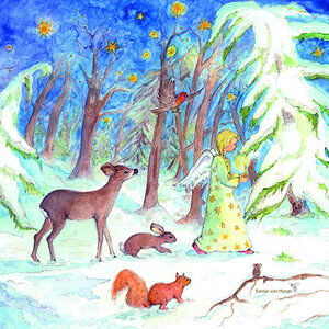 Toverlux Silhouette Winter Forest - Eentje van Margo