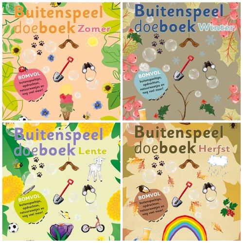 Spetter 4x Buitenspeeldoeboek alle seizoenen