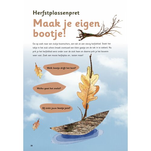 Spetter Buitenspeeldoeboek Herfst