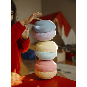 Stapelstein Stapelstein Original Mini |Rainbow Pastel| Set van 6