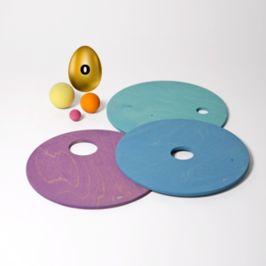 Grimm's GRIMM’S x Stapelstein Rolling Discs Cool Pastel