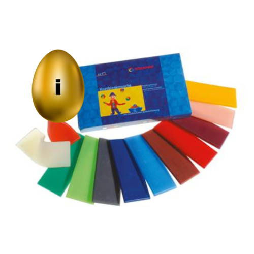 Stockmar Bijenkneedwas 12 plakjes - 100x40 mm Stockmar Bijenkneedwas 12 plakjes - 100x40 mm