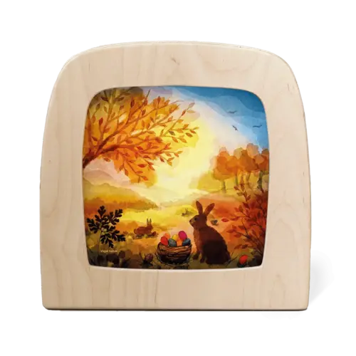 Toverlux Silhouette Easter Basket - Vogel Geluk Toverlux Silhouette Easter Basket - Vogel Geluk