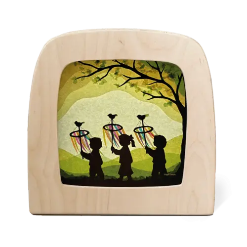 Toverlux Silhouette Palmpas - Vogel Geluk Toverlux Silhouette Palmpas - Vogel Geluk
