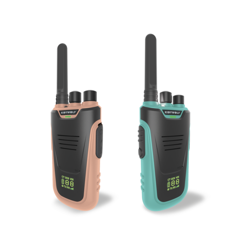 Kidywolf KIDYTALK Walkie Talkie - Nude/Cyaan Kidywolf KIDYTALK Walkie Talkie - Nude/Cyaan