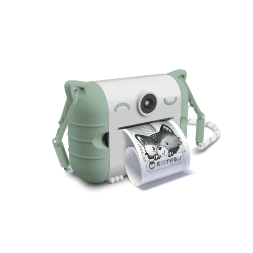 Kidywolf KIDYPRINT Instantprint fotocamera - Groen Kidywolf KIDYPRINT Instantprint fotocamera - Groen