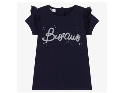 IDO T-shirt - Navy met bisous