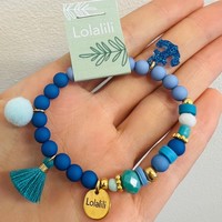 Armbandje - Handgemaakt blauw