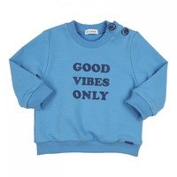 Trui - Blauw 'good vibes only'