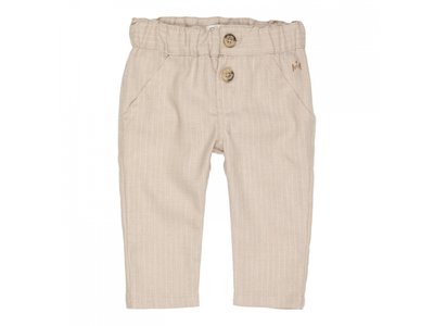 GYMP Broek - Beige met witte streepjes