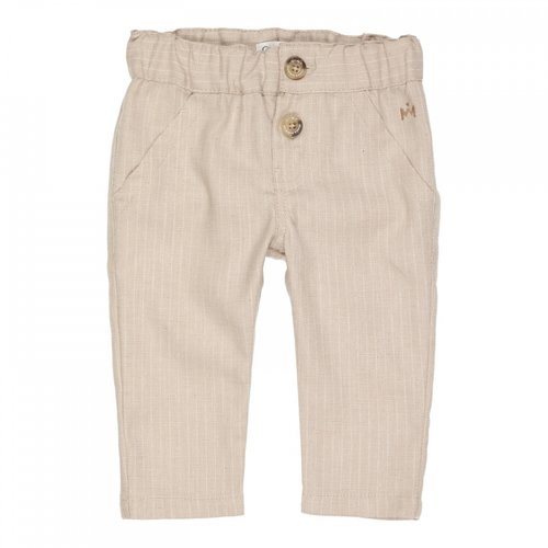 GYMP Broek - Beige met witte streepjes