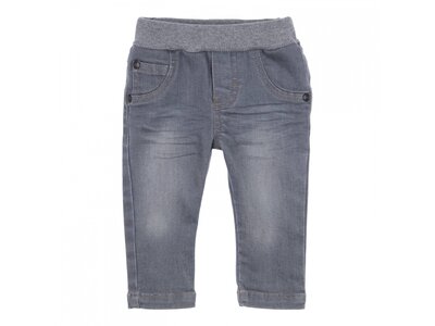 GYMP Broek - Grijze jeans met smalle taille