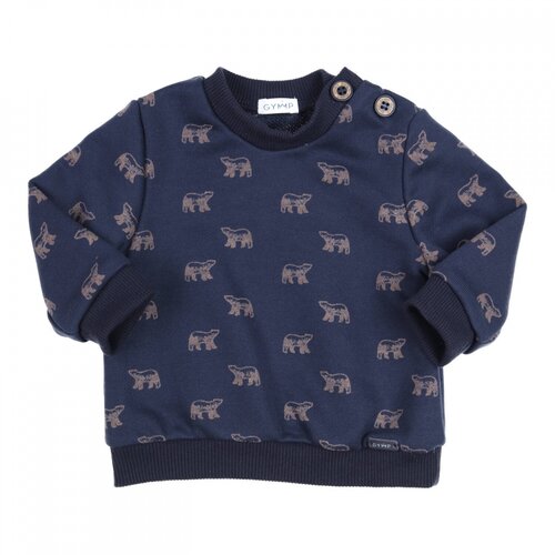 GYMP Sweater - Navy met beertjes print