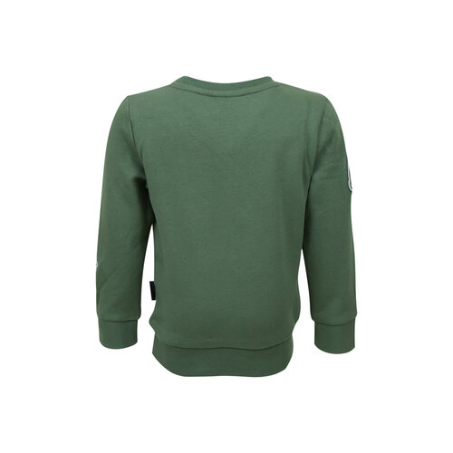 SOMEONE Sweater - Groen met patches