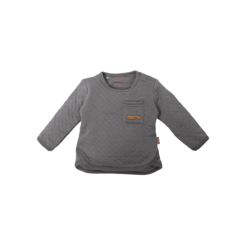 BESS Longsleeve - Grijs met structuur BESS Longsleeve - Grijs met structuur