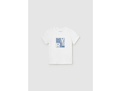 MAYORAL T-shirt - Wit met logo print