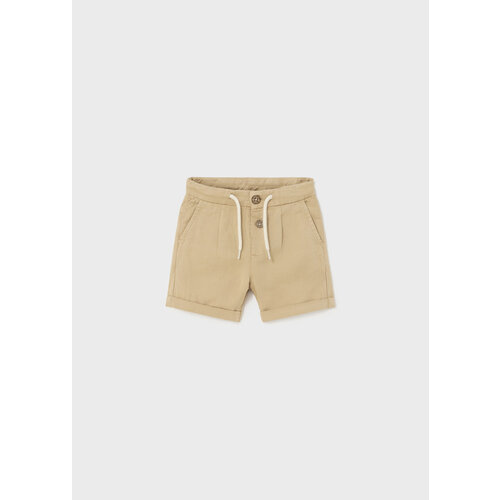 MAYORAL Short - Relaxed fit linnen beige