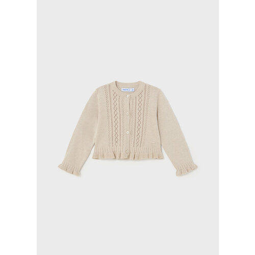 MAYORAL Cardigan - Beige met prachtige afwerking