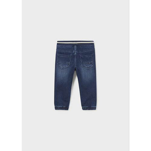 MAYORAL Broek - Softjeans donkerblauw met elastische taille