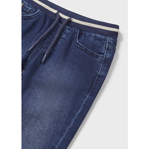 MAYORAL Broek - Softjeans donkerblauw met elastische taille