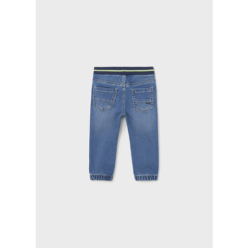 MAYORAL Broek - Softjeans blauw met elastische taille