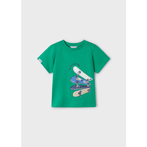 MAYORAL T-shirt - Groen met skateboarden