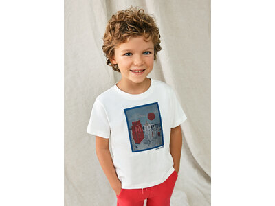 MAYORAL T-shirt - Wit met interactieve print