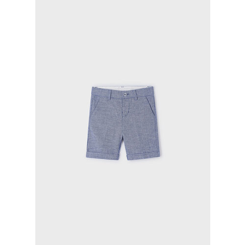 MAYORAL Short - Navy mix gekleede short met verstelbare taille