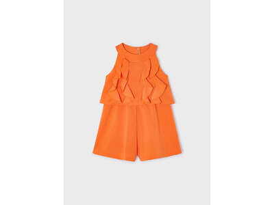 MAYORAL Jumpsuit - Oranje in luchtige stof