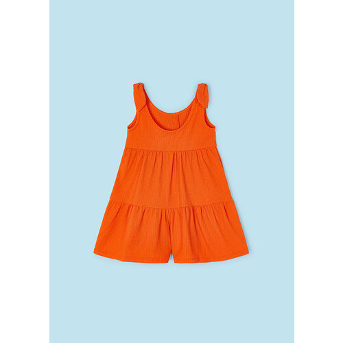 MAYORAL Jumpsuit - Oranje met structuur