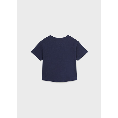 MAYORAL T-shirt - Navy met knoopjes