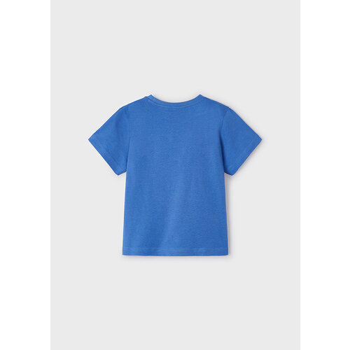 MAYORAL T-shirt - Blauw met zakje
