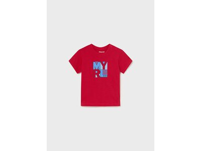 MAYORAL T-shirt - Rood met logo print