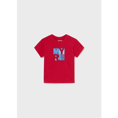 MAYORAL T-shirt - Rood met logo print