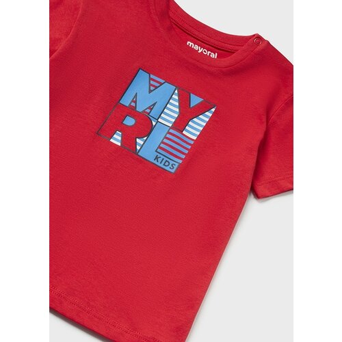 MAYORAL T-shirt - Rood met logo print